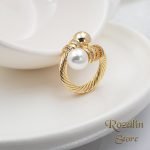 انگشتر زنانه وای اس ایکس مرواریدی