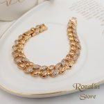 دستبند زنانه ژوپینگ مدل کارتیر نگین دار