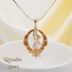 پلاک و آویز زنانه ژوپینگ دختر