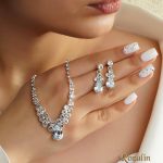 سرویس زنانه آب نقره تمام نگین